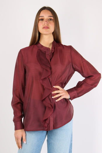 Camicia Mussola Rouge Bordeaux - 2