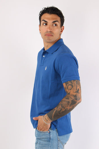 Polo Manica Corta Dusty Azure - 4