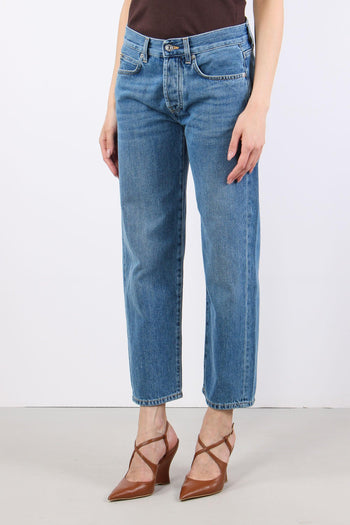 Denim Boyfriend Misto Canapa Denim Medio - 2