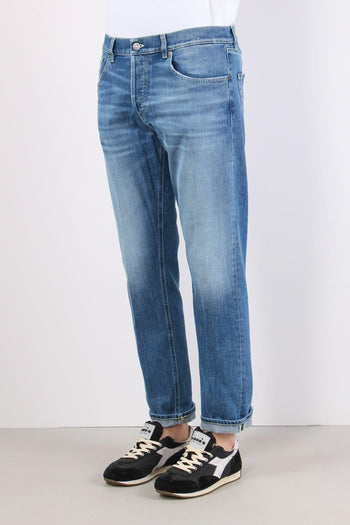 Icon Denim Regular Risvolto Denim Chiaro - 4