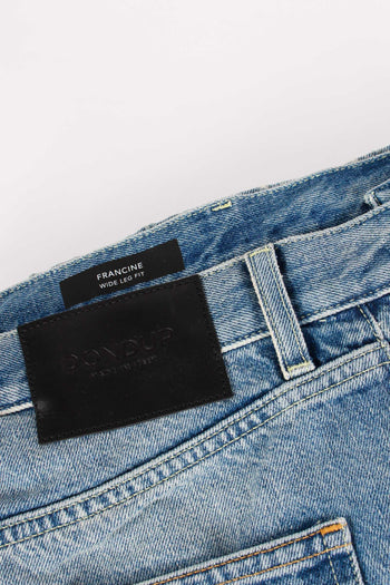 Francine Denim Gamba Larga Denim Medio - 9