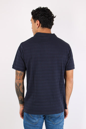 T-shirt Polo Cotone Blue - 4