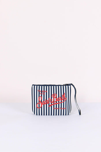 Aline Pochette Righe Blu/bianco - 6