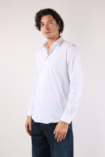 Camicia Tessuto Tecnico Bianco - 4
