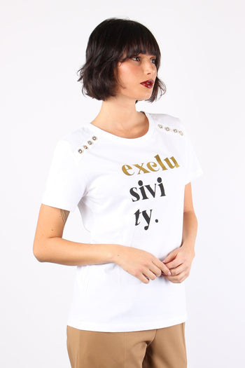 Rossana T-shirt Stampa White - 5