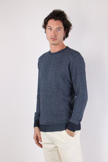 Girocollo Punto Riso Navy - 5