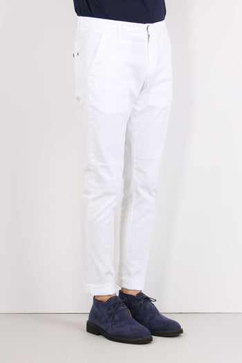 Gaubert Pantalone Gabardina Bianco - 5