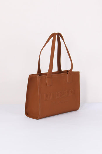 Shopping Rigida Lettering Cuoio - 4