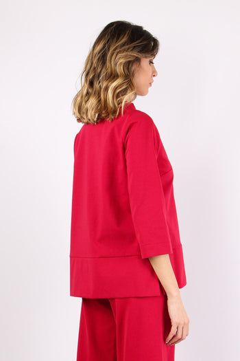 Felpa Taglio Quadro Punto Mila India - 6