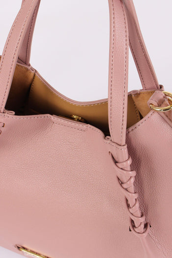 Borsa 2 Manici Intreccio Rosa - 3