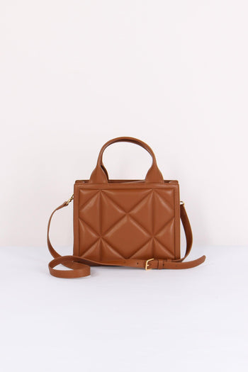 Shopping Piccola Matelasse Cuoio - 3