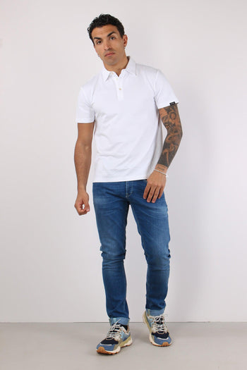 Polo Technical Piquet Bianco - 2