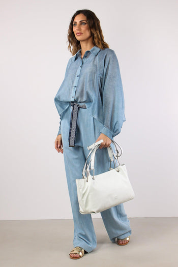 Camicia Over M/l Denim - 5