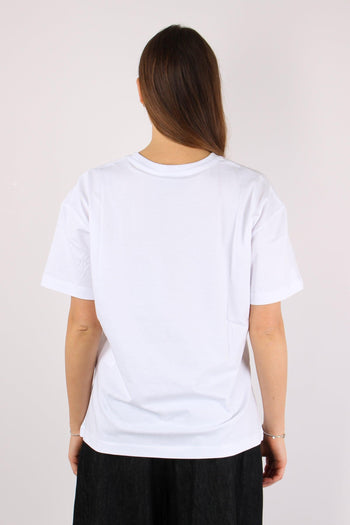T-shirt Regular Logo Tono Su T Bianco - 3