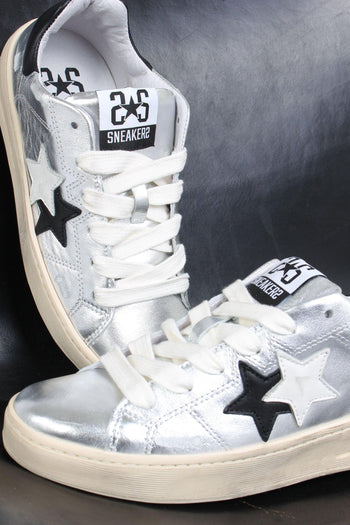 Sneakers Walk Star Argento/nero - 8