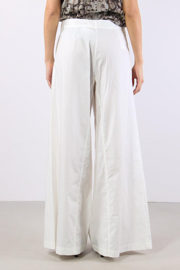 Canelli Pantalone Popeline Bianco - 5