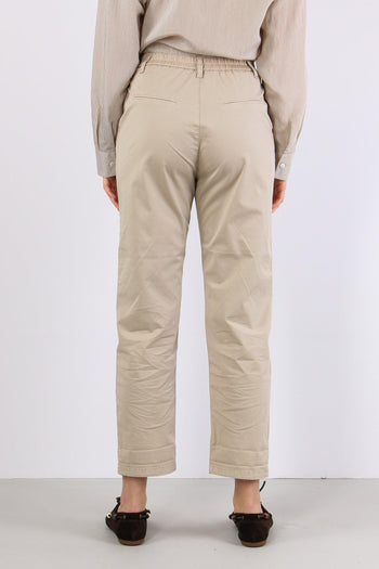 Chino Regular Elastico Dietro Sabbia - 5