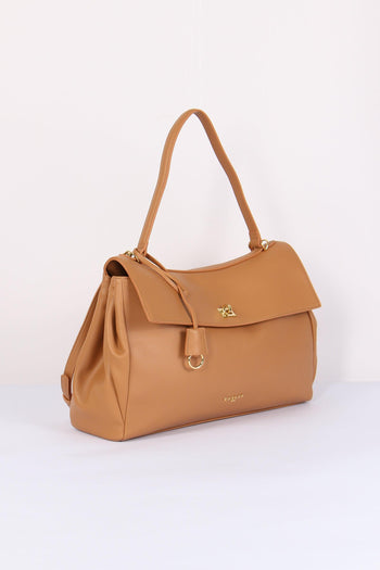Maxi Busta Clip Caramello - 5