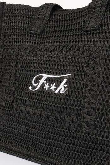 Borsa Rafia Nero - 4