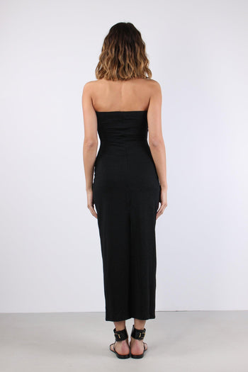 Abito Cuore Lurex Nero - 4