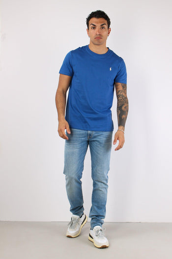 T-shirt Custom Slim Fit Dusty Azure - 2