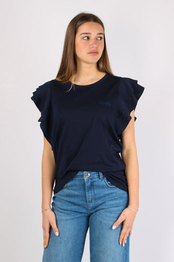 T-shirt Manica Rouges Nuit Noir - 2