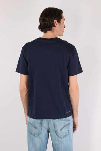Adelmar T-shirt Logo Navy Blue - 4