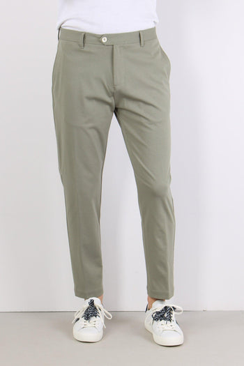 Cremino Pantalone Punto Milano Salvia - 2