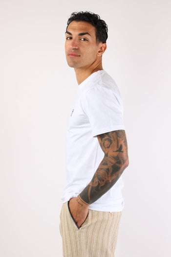T-shirt Regular Logo Bianco - 5