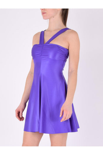 Abito Incrocio Lycra Viola - 3