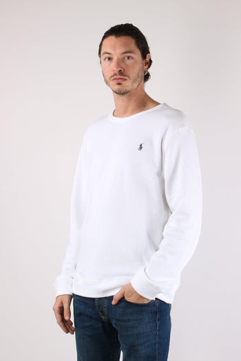 Felpa Girocollo Spugna White - 5