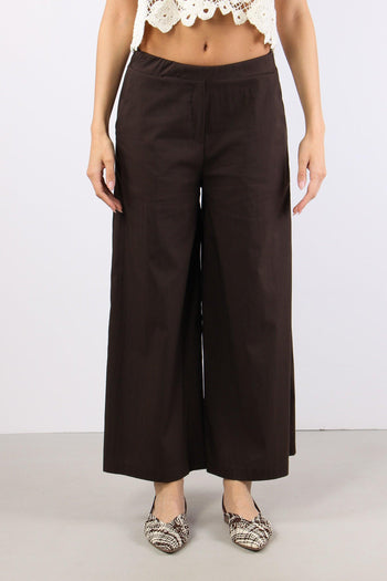 Pantalone Cropped Cotone Moro - 2