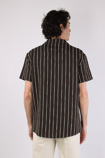 Camicia Over Riga Moro - 5