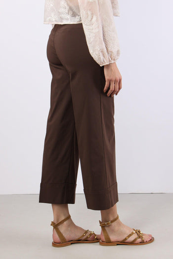 Pantalone Cropped Risvolto Moro - 5