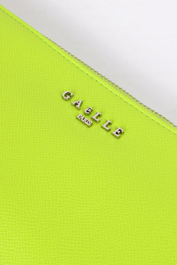 Pochette Saffiano Lime - 6