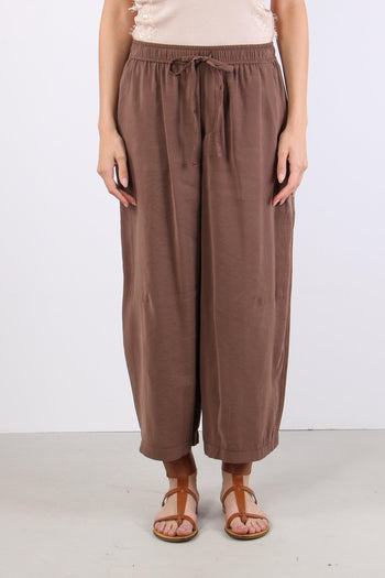 Pantalone Barrel Modal Cacao - 2