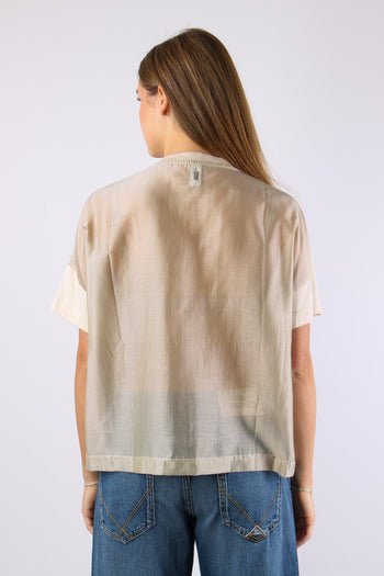 T-shirt Scavo V Organza Crystal Grey - 6