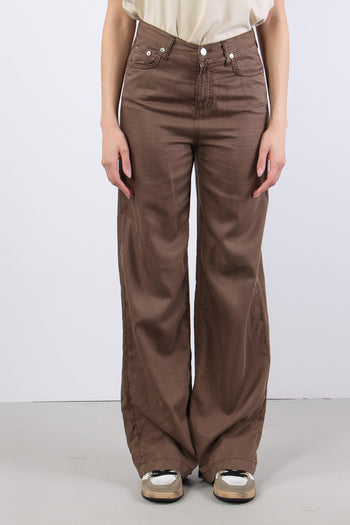 Denim Flare Tencell Brown - 2
