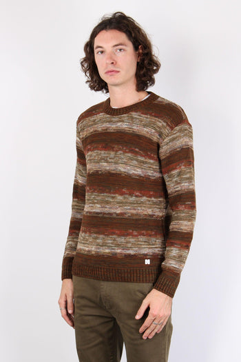 Maglia Melange Riga Tabacco - 6