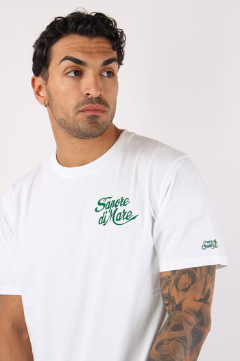 T-shirt Stampa Scritta Bianco - 8