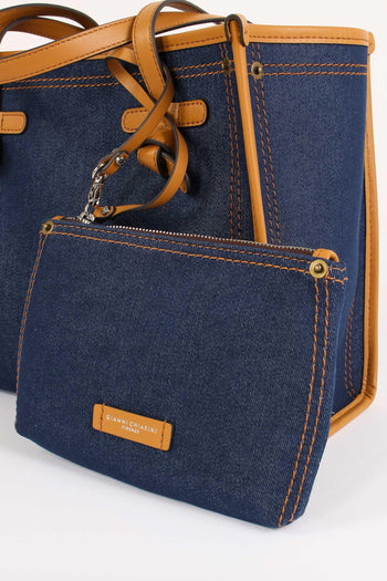 Mini Shopping Denim Blue - 4