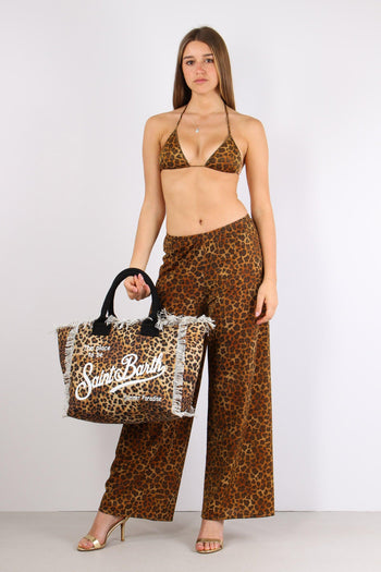Pantaloni Lurex Animalier Animalier - 5