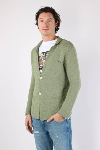 Giacca In Maglia Salvia - 3