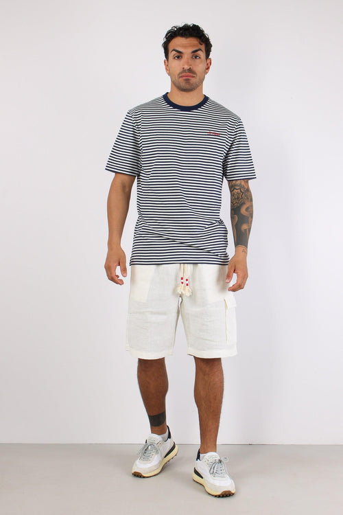 T-shirt Righe Blu/bianco