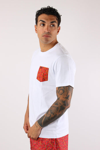 T-shirt Taschino Fantasia Bianco/rosa - 6