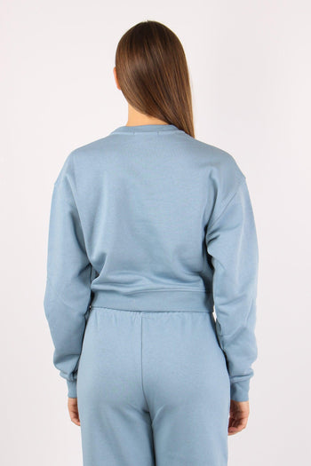 Felpa Cropped Basica Polvere - 3