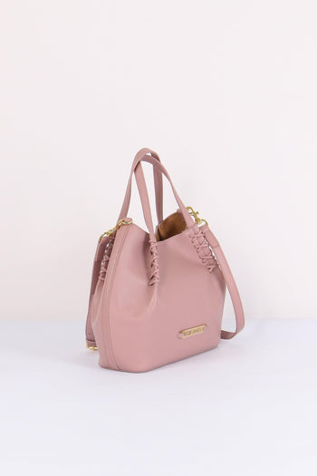 Borsa 2 Manici Intreccio Rosa - 7