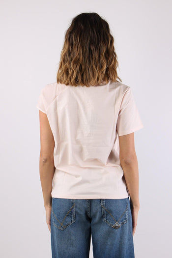 Lateral T-shirt Arriccio Spall Silver Peony - 4