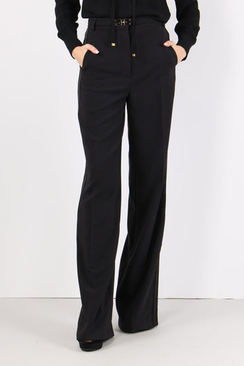 Pantalone Palazzo Raso Nero - 2