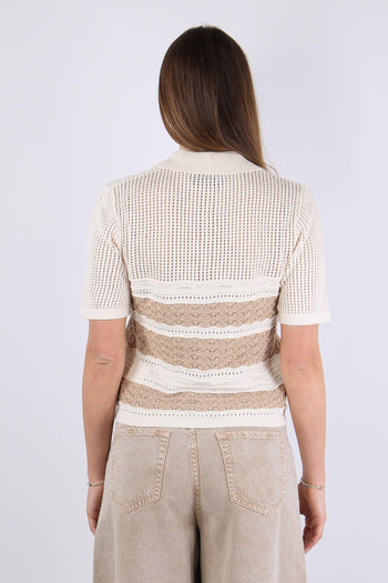 Polo Tricot Riga Beige - 4